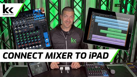 How to Hook up an iPad to a Mixing Board. 